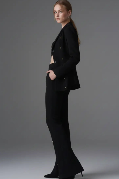 Crystal High Waist Pants Moniique Brand