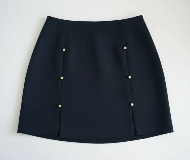 Crystal High-Waist Skirt Moniique Brand
