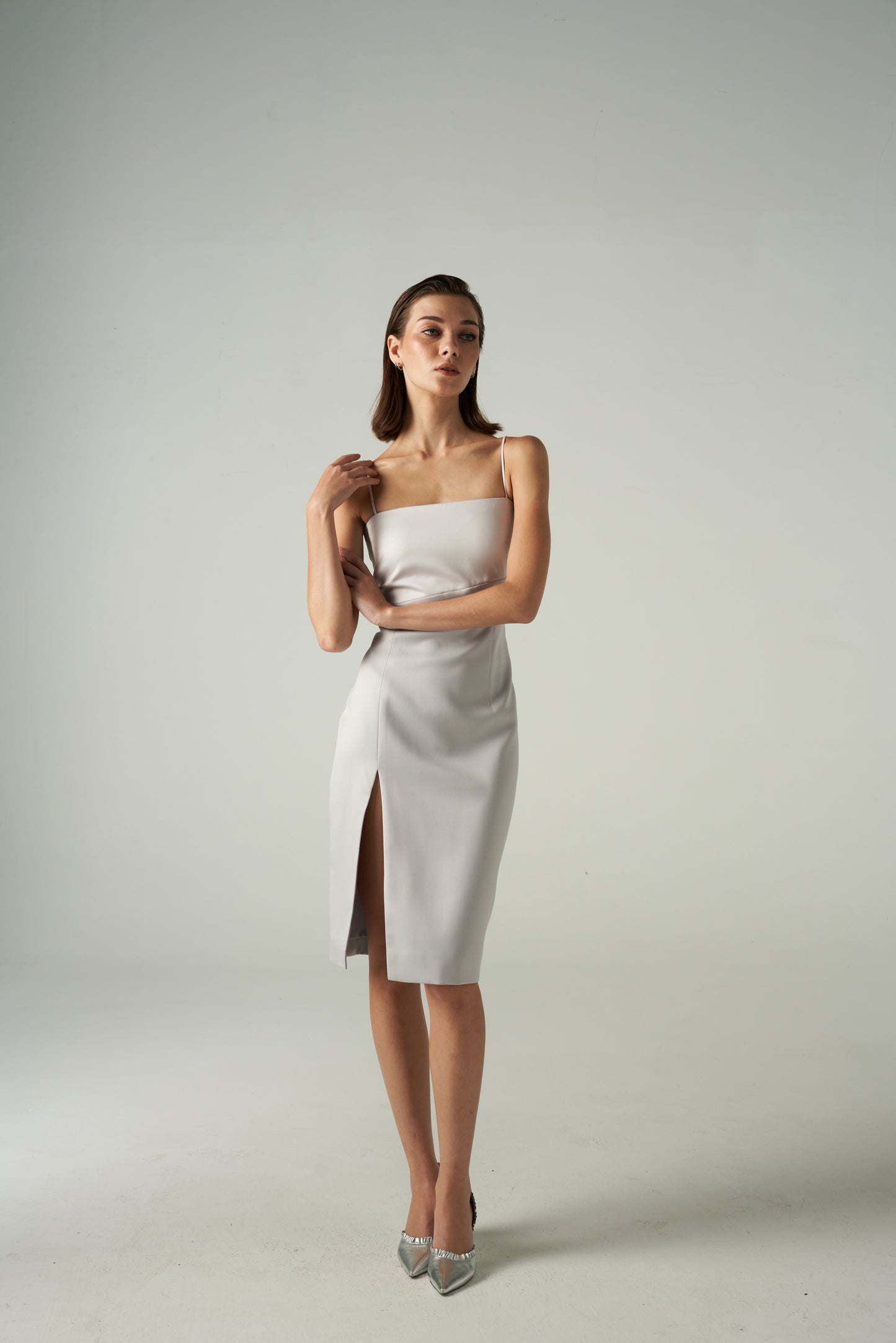 Olesya Dress Silver