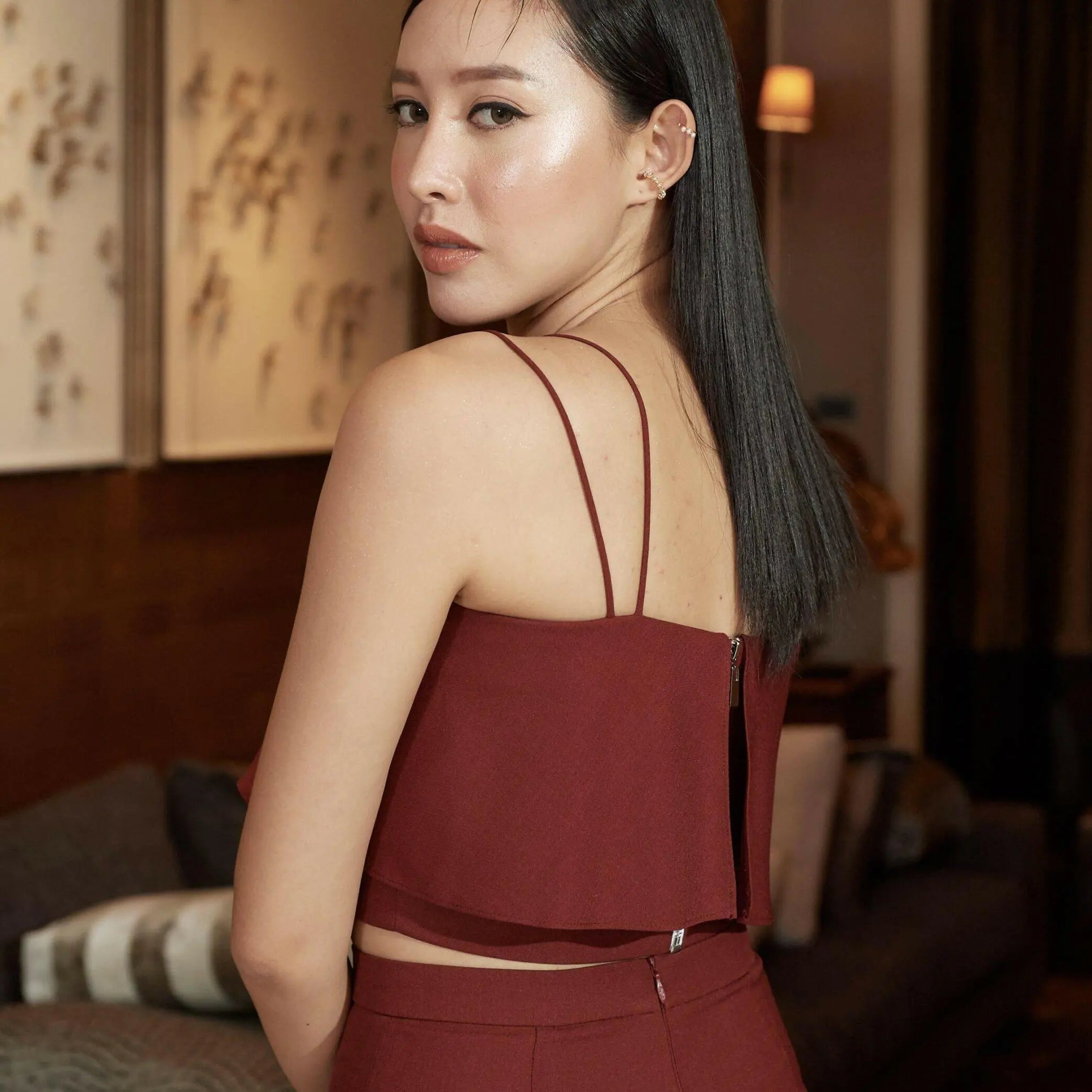 Paulene Crop Top Moniique Brand 